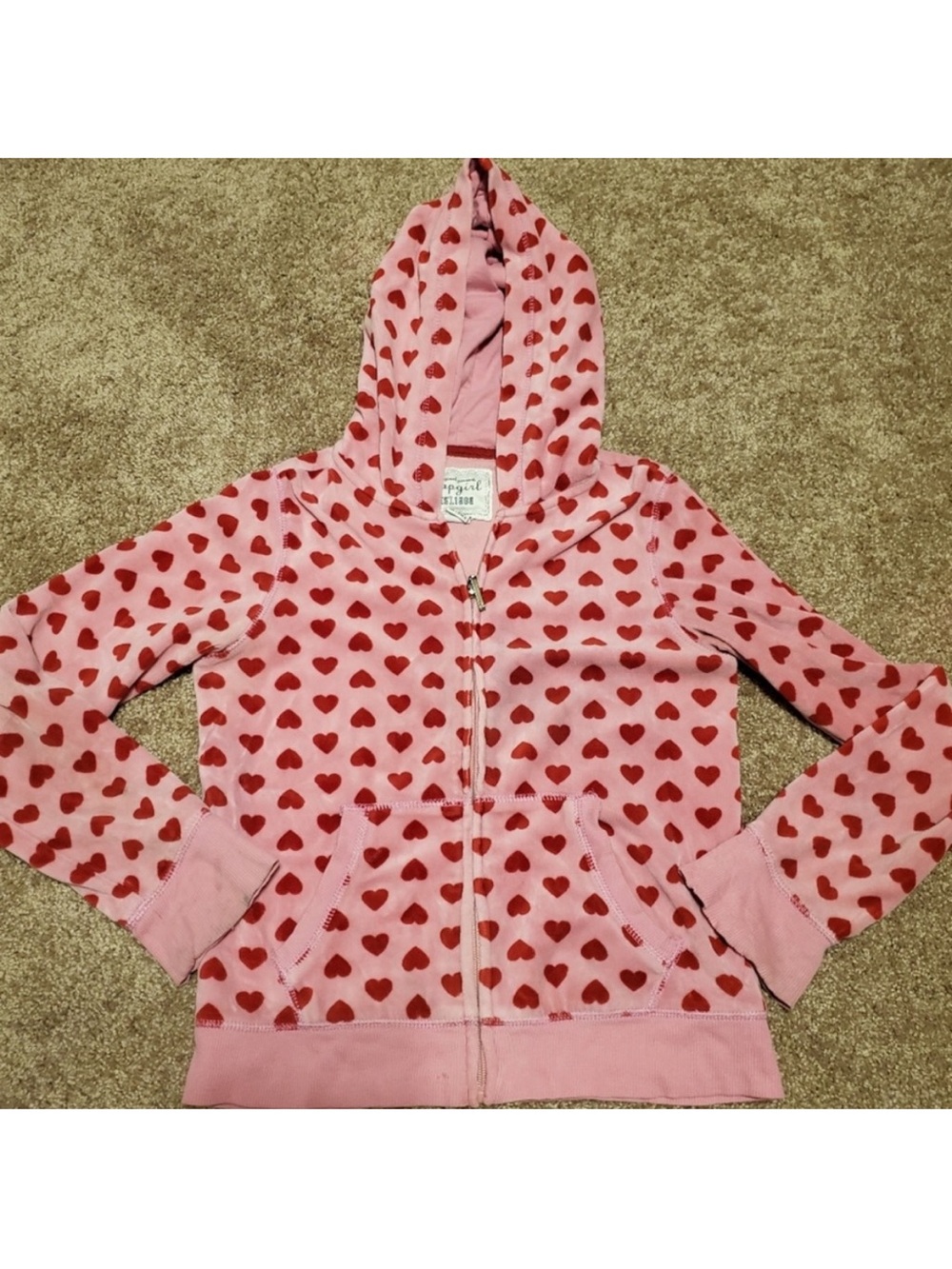 ISO— gap girls heart hoodie in size large or xl